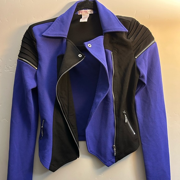 Women's Two-Tone Quilted Jacket, Size S - Picture 1 of 5